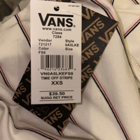 VANS Time Off Stripe Dress NWT - Picture 4 of 4